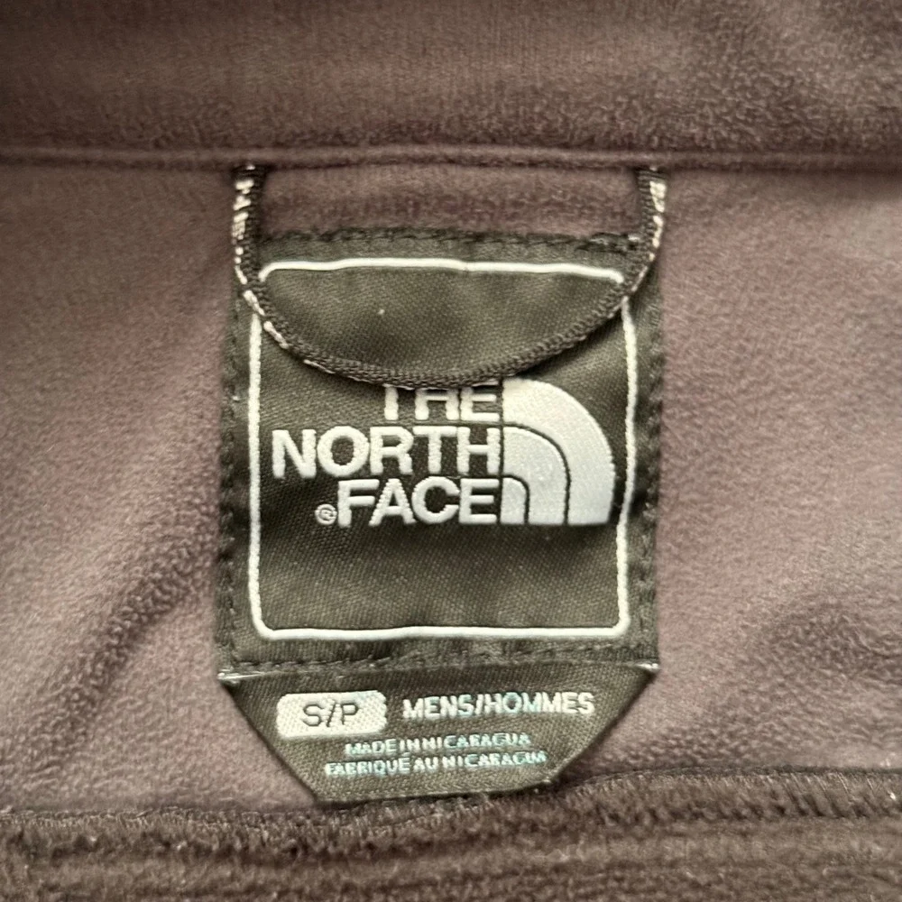 The North Face Softshell Jacket Grey Black Full Zip Outdoor Activewear small